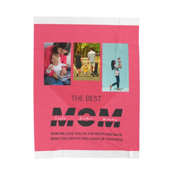 Personalized Mom Blanket - Image 3