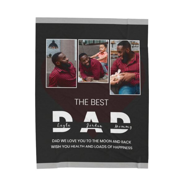 Personalized Dad Blanket - Image 3